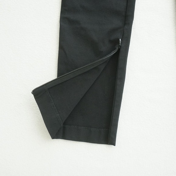 Rag & Bone Womens Black Skinny Leg Zip Ankle Cuff Pants Trousers Size 10 - Picture 3 of 12
